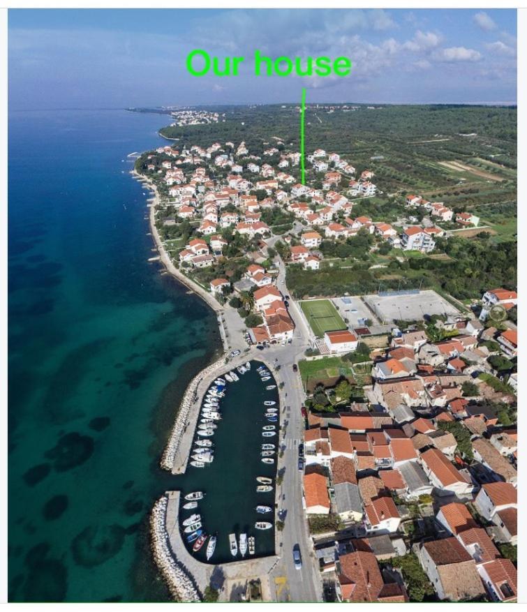 Apartman Lipotica Diklo Задар Экстерьер фото